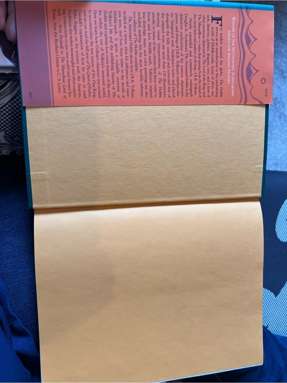 J.R.R. Tolkien The Annotated Hobbit - Green Cover